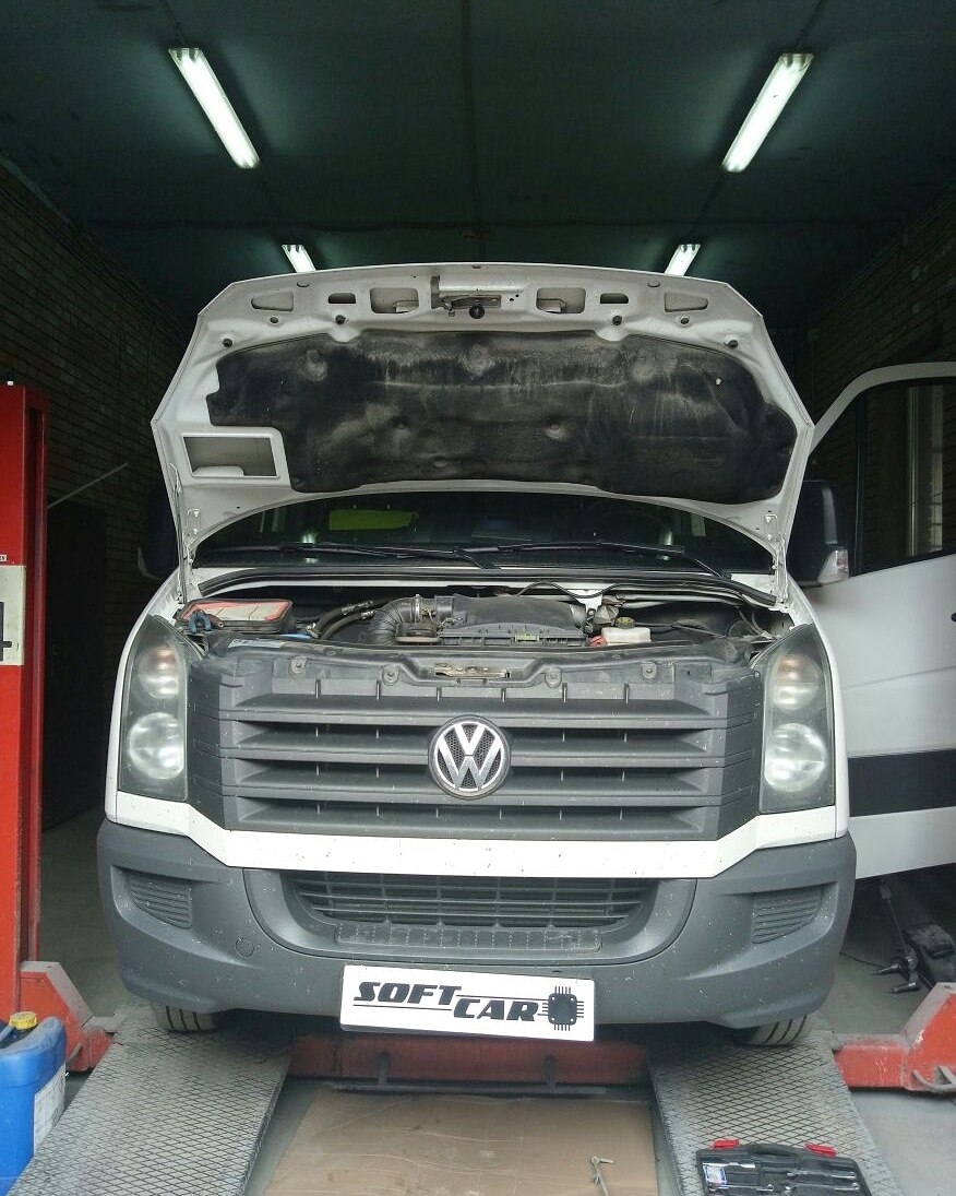 Программное удаление сажевого фильтра и ЕГР на Volkswagen Crafter